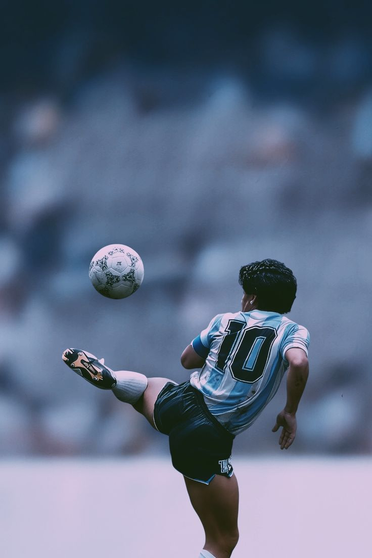 Volley, football photograph
